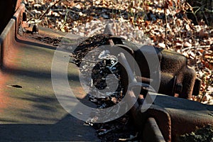 Rusting machinery detail