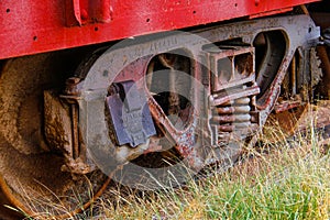 Rusting Train Wheels