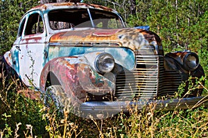 Rusting Vintage Car