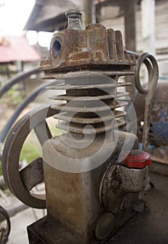 Rusty air compressor