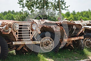 rusty american jeeps