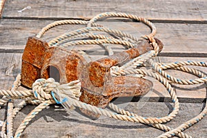 Rusty anchor