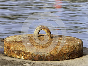 Rusty Anchor at the Cobb Harbour