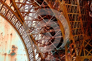 Rusty background with Eiffel tower 10