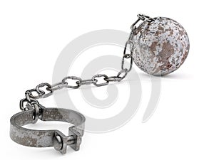 Rusty Ball and Chain