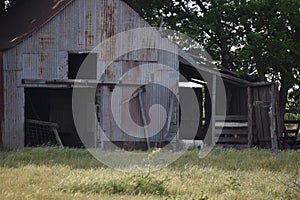 Rusty Barn in Texas