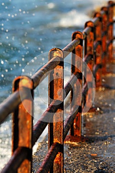 Rusty barriers