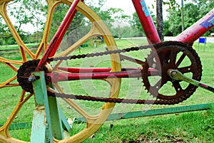 Rusty Bicycle chain