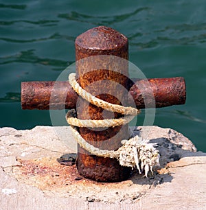 Rusty Bollard photo