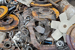 Rusty brake discs and other parts