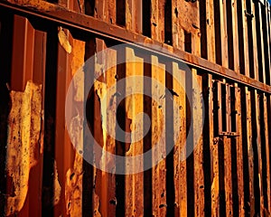 Rusty cargo shipping contner Rusty black cargo intermodal contner shipping contner cargo rusty