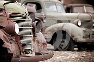 Rusty cars