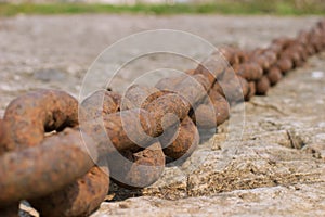 Rusty chain
