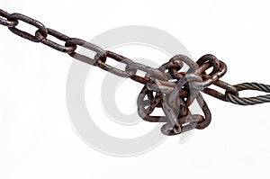 Rusty chain knot