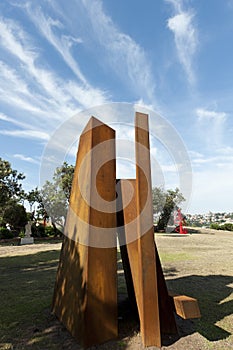 Rusty Columns Sculpture by the Sea