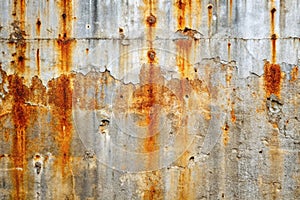 Rusty concrete wall surface pattern photo