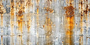 Rusty concrete wall surface pattern