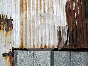 Rusty Corrugated Metal.