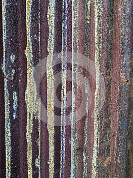 Rusty Corrugated metal texture or zinc iron steel backgrou