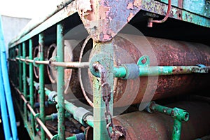 Rusty cylinders photo