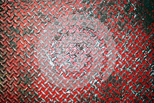 Rusty and dirty red iron plate texture for background and pattern