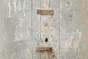 rusty door! an aged wooden door.