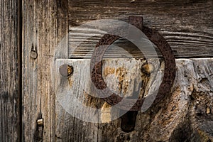 Rusty doorknocker