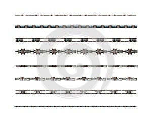 rusty futuristic dividers