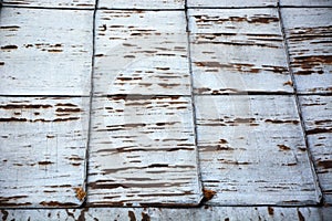 Rusty galvanized iron plate