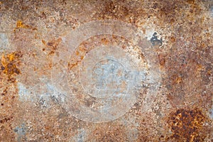 rusty galvanized iron