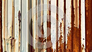Rusty galvanized sheet for abstract background