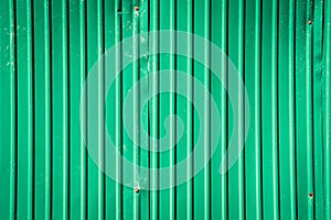 Rusty galvanized steel for texture green background.