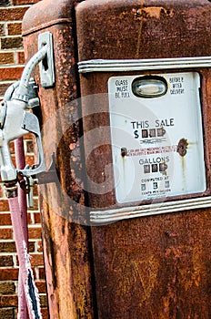 Rusty Gasoline Pump