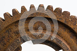 Rusty gear from an old mechanism