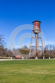 Rusty Inactive Water Tower