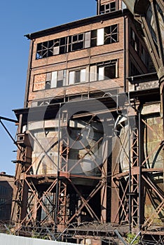 Rusty iron constructions Vitkovice