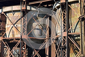 Rusty iron constructions Vitkovice