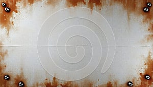 rusty iron plate background