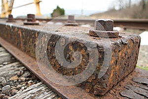 Rusty Iron Plate with Rough Surface Texture