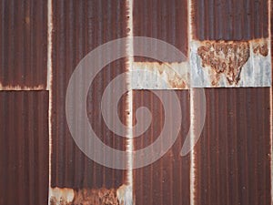 rusty iron wall background