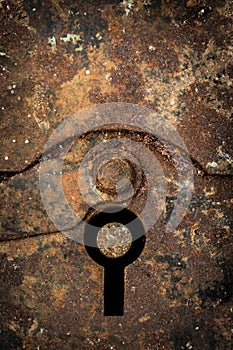 Rusty keyhole