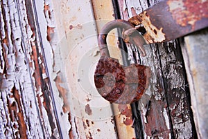 Rusty lock