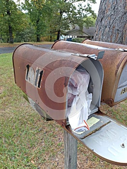 Rusty Mailbox Country boondocks