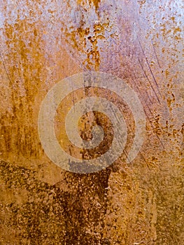 Rusty metal background with rough texture