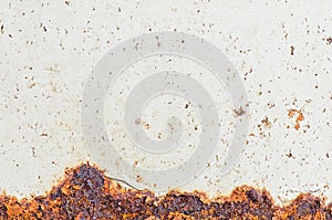 Rusty Metal, Corrosion of the surface, Grunge texture or background.