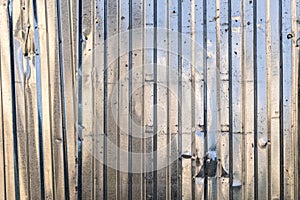 Rusty metal door, detail of neglect and ruibna