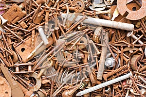 Rusty Metal Fasteners