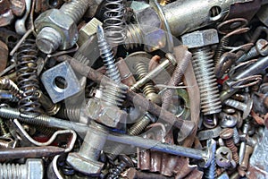 Rusty Metal Fasteners