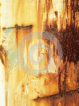 Rusty metal grunge background. Rusted steel tin abstract pattern