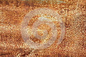 Rusty metal panel texture